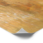 Amber Horizon Abstrakt Print | Melissa Averinos Poster (Ecke)