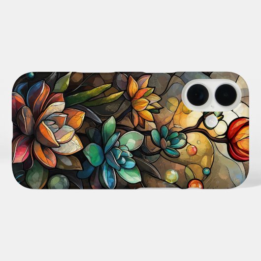 Amber Leavescape Case-Mate iPhone Hülle (Rückseite (Horizontal))