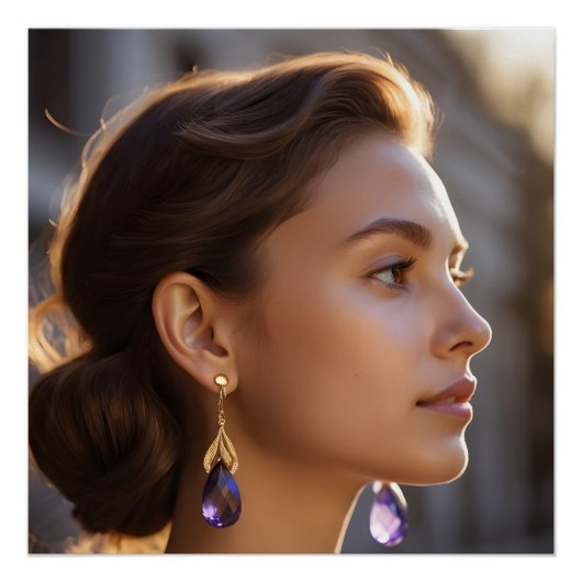 Amber Light Elegance Poster (Vorderseite)