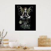 "Amber" Lotus Nature Fairy Poster (Küche)