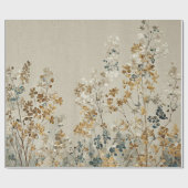 Amber Meadow Blumengeschenkpapier Geschenkpapier (Flach)