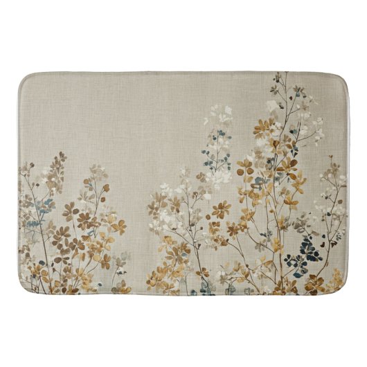 Amber meadow floral badematte (Vorderseite)