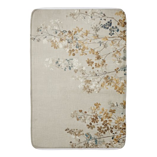 Amber meadow floral badematte (Vorderseite Vertikal)