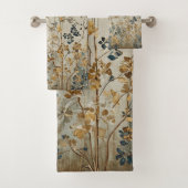 Amber meadow floral badhandtuch set (Insitu)