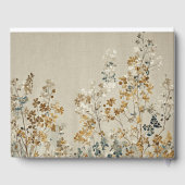 Amber meadow floral gästebuch (Rückseite)