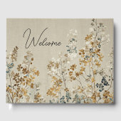 Amber meadow floral gästebuch (Vorderseite)