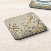 Amber meadow floral getränkeuntersetzer (Linke Seite)