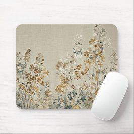 Amber meadow floral mousepad