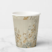 Amber meadow floral pappbecher (Rückseite)