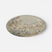 Amber meadow floral pappteller (Schrägansicht)