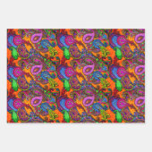 Amber Melange Paisley Guitar Set Geschenkpapier Set (Vorderseite)