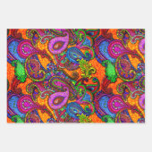 Amber Melange Paisley Guitar Set Wrapping Paper Sh Geschenkpapier Set (Vorderseite)