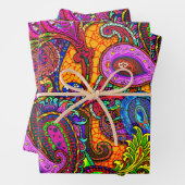 Amber Melange Paisley Guitar Set Wrapping Paper Sh Geschenkpapier Set (Beispiel)
