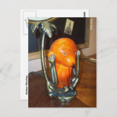 Amber Monkey Postkarte (Vorne/Hinten)
