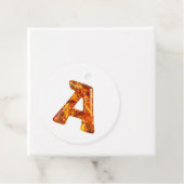 Amber Monogram A Ornament - Anpassbare Gestaltung Geschenkanhänger (Beispiel)