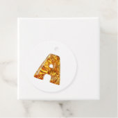 Amber Monogram A Ornament - Anpassbare Gestaltung Geschenkanhänger (Beispiel)