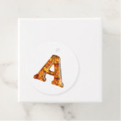 Amber Monogram A Ornament - Anpassbare Gestaltung Geschenkanhänger (Beispiel)