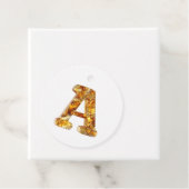 Amber Monogram A Ornament - Anpassbare Gestaltung Geschenkanhänger (Beispiel)