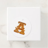 Amber Monogram A Ornament - Anpassbare Gestaltung Geschenkanhänger (Beispiel)
