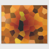 Amber Mosaik Muster Geschenkpapier (Flach)