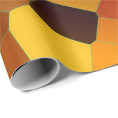 Amber Mosaik Muster Geschenkpapier (Rolleneckpunkt)