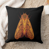 Amber Moth – Surreal Nature Form Kissen (Decke)