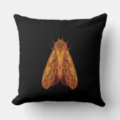 Amber Moth – Surreal Nature Form Kissen (Vorderseite)