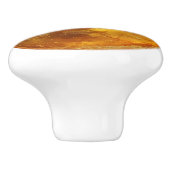 Amber Nature Pattern Keramikknauf (Seitenansicht)