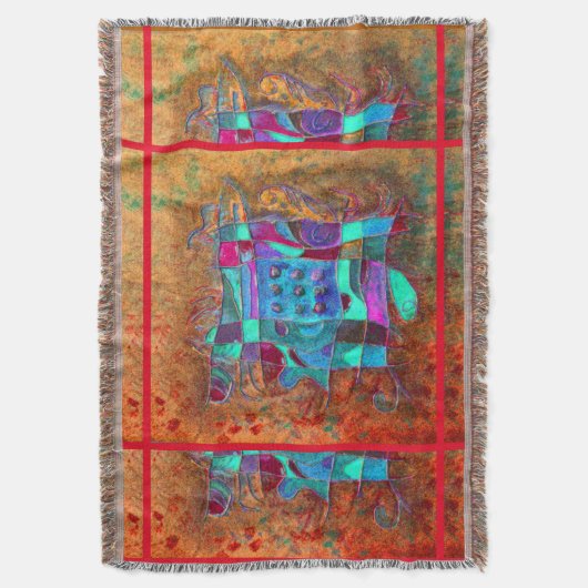 "Amber Opening" von Paul Buică Throw Blanket Decke (Vorderseite Vertikal)