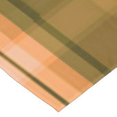 Amber Orange Kariert Tableclout Tischdecke (Schrägansicht)