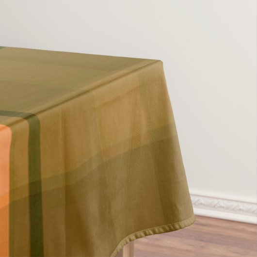 Amber Orange Kariert Tableclout Tischdecke (Beispiel)