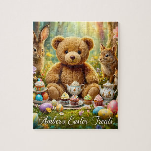 AMBER ~ Osterüberraschungen ~ Teddys Oster-Teepart Puzzle