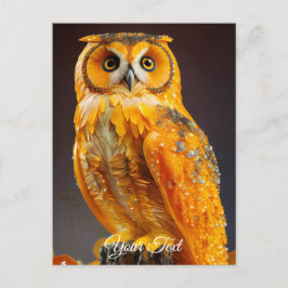 Amber Owl. Postkarte