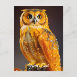 Amber Owl. Postkarte