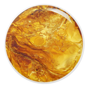 Amber Pattern Keramikknauf