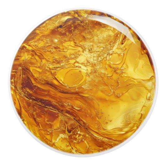 Amber Pattern Keramikknauf (Vorderseite)