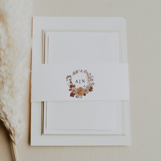 AMBER Rustic Fall Pumpkin Bauch Band Vorlage