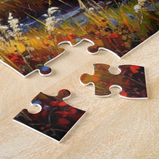 Amber Silence Over the Fields Puzzle (Seite)