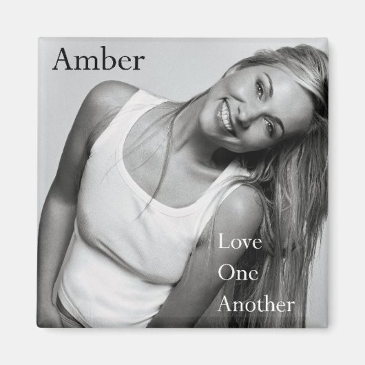 AMBER Square Magnet (Vorne)