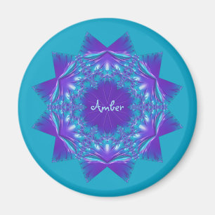 AMBER ~ STAR! Lila und Aqua ~ Atemberaubende Gesta Magnet
