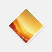 Amber Sunrise Fall Gradient Découpage Napkins Serviette (Ecke)
