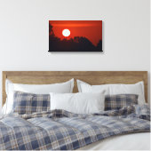 Amber Sunrise Leinwanddruck (Insitu (Schlafzimmer))