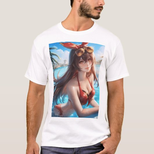 Amber Swimsuit 86 T-Shirt (Vorderseite)