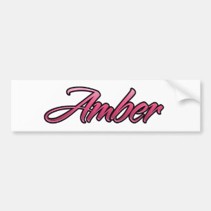Amber verblasst pink Aufkleber Sticker Autoaufkleber