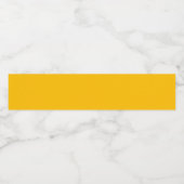 Amber Wasserflaschenetikett (Einzelnes Label)