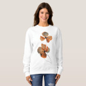 Amber Whisper Petals in the Dark Quiet Bloom Ember Sweatshirt (Vorne ganz)
