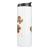 Amber Whisper Petals in the Dark Quiet Bloom Ember Thermosbecher (Nach links gedreht)