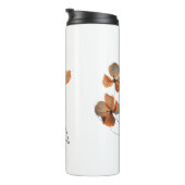 Amber Whisper Petals in the Dark Quiet Bloom Ember Thermosbecher (Nach rechts gedreht)