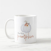 AMBER White Pumpkin Hello Pumpkin Herbst Herbst Kaffeetasse (Links)