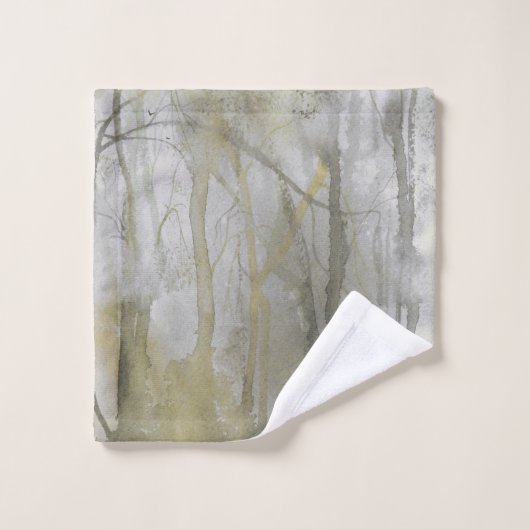 Amber Wilds Wasserfarbe Abstrakt drucken Badhandtuch Set (Waschlappen)